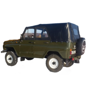 Тент на УАЗ 469 двухсторонняя ткань 500 г/м2