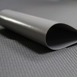 Тентовая ткань ПВХ Г1 односторонний лак 900 гр/м2, размер 3х50м серый (Ral 7042)