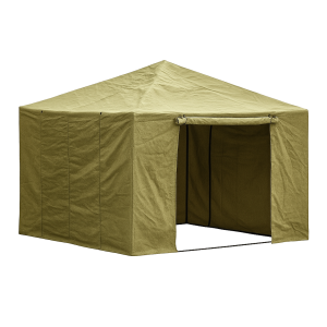 Палатка сварщика 6х3 м брезентовая с усиленным каркасом