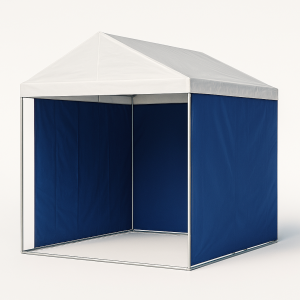 Торговая палатка Домик 4х3 м синяя